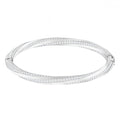 Genuine SWAROVSKI Hilt Bangle in Silver and Crystal (M) 5350171
