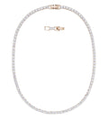 Genuine Swarovski Women Gold Plated Tennis Necklet Necklace 5494607