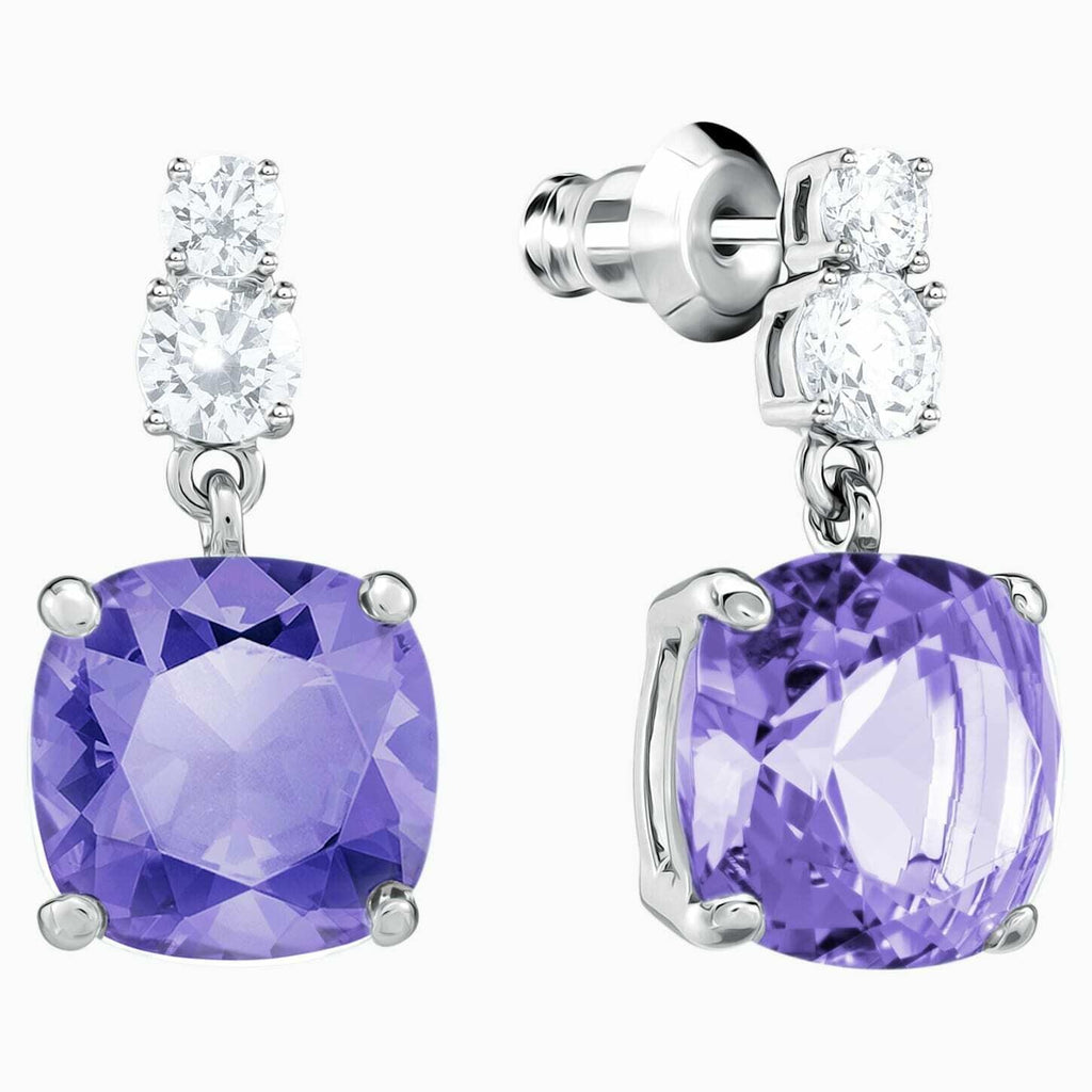 Genuine Swarovski Vintage Purple Square Crystals Set 5416515