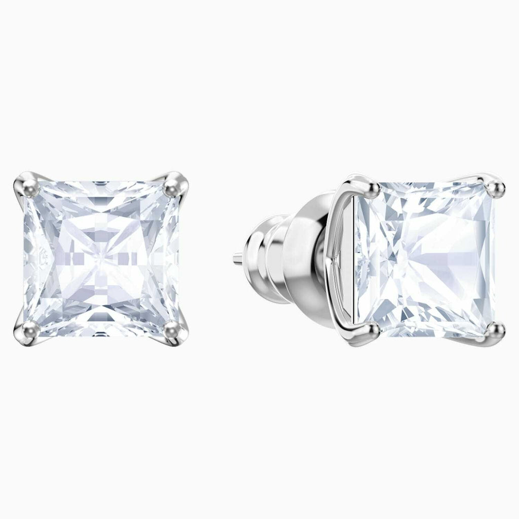 Genuine Swarovski Attract Stud Pierced Earrings White Rhodium 5430365
