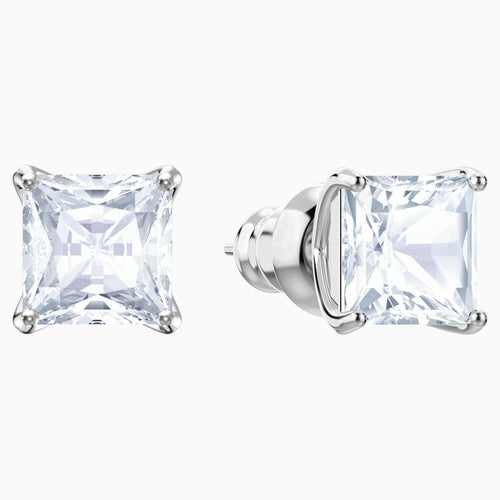Genuine Swarovski Attract Stud Pierced Earrings White Rhodium 5430365