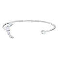 Genuine Swarovski Women's Moonsun Rhodium-Plated White Crystal Bracelet 5524266