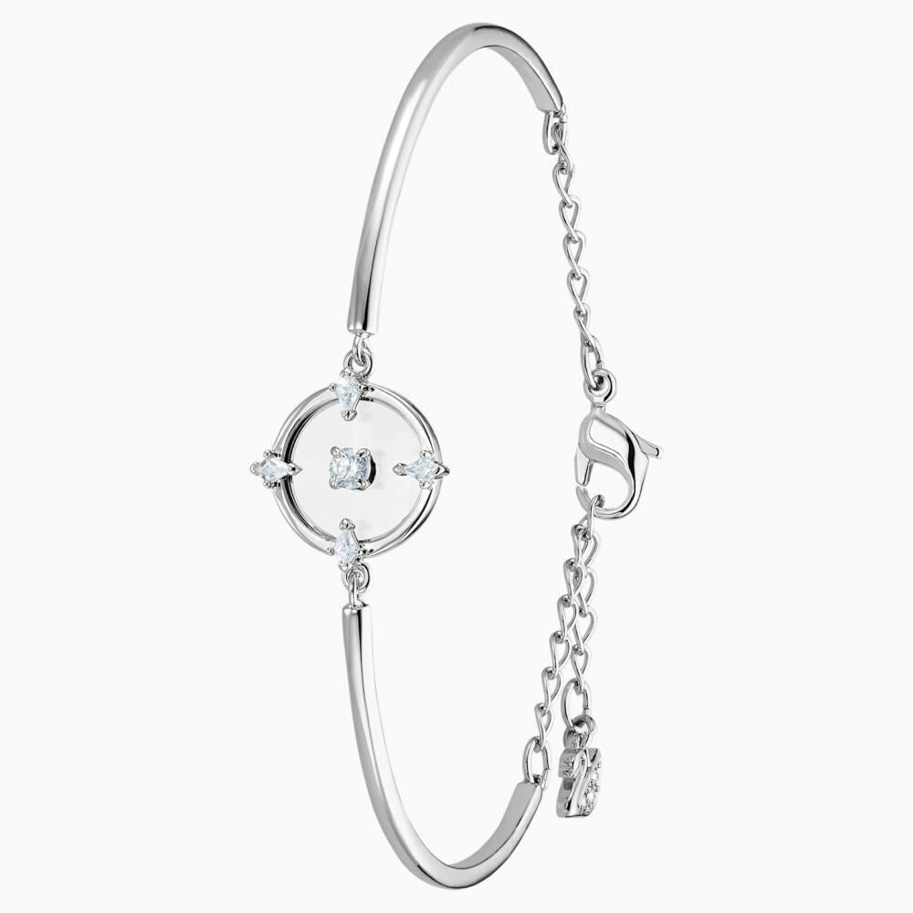 Genuine Swarovski  NORTH BANGLE WHITE RHODIUM PLATED 5497227