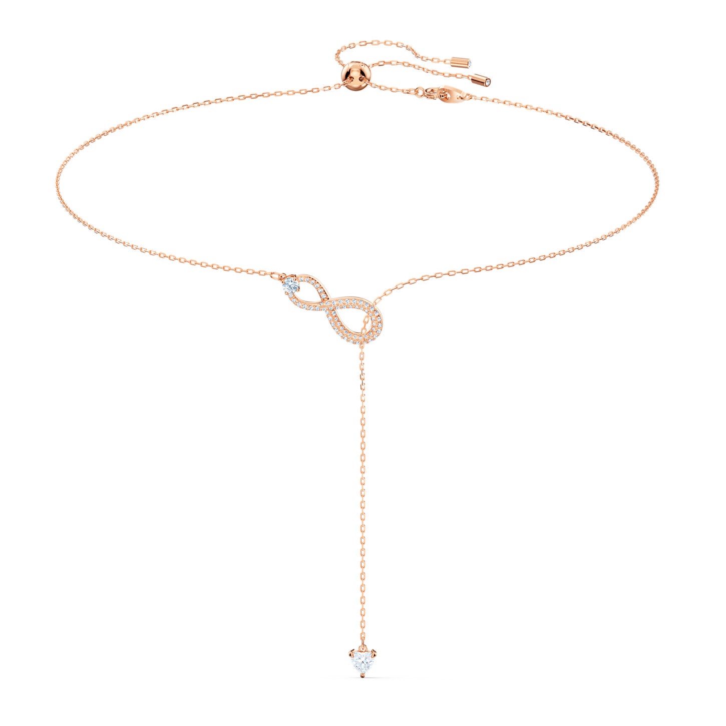 Swarovski Infinity Necklace Y (Ex Retail Stock Never been out of Box) RRP£110