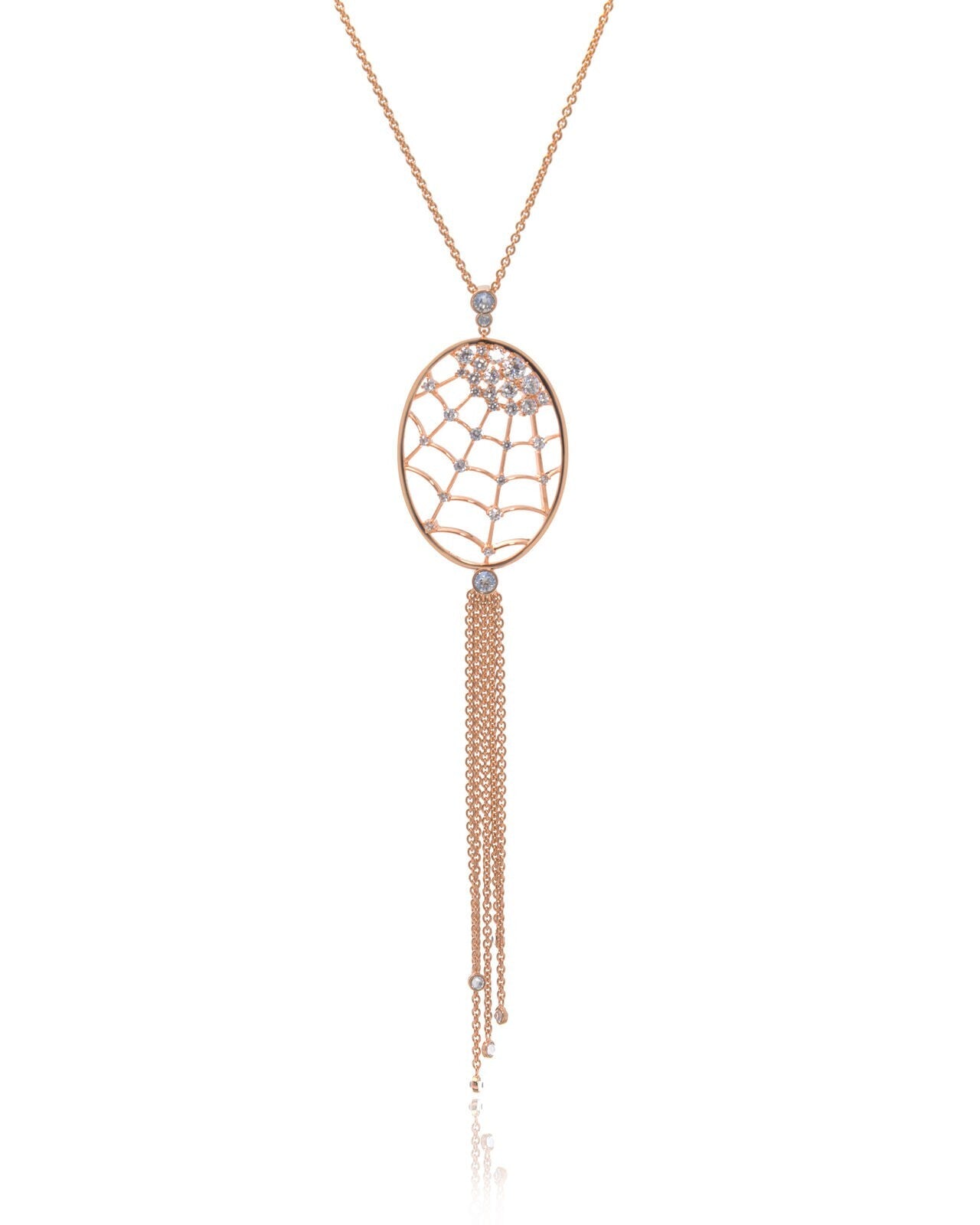 Genuine SWAROVSKI PRECISELY NECKLACE, WHITE, ROSE-GOLD TONE  5499887