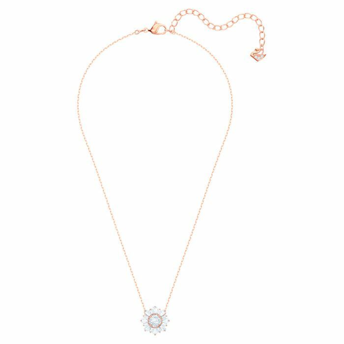 Swarovski Sunshine pendant Sun, White, Rose-gold tone plated 5451376