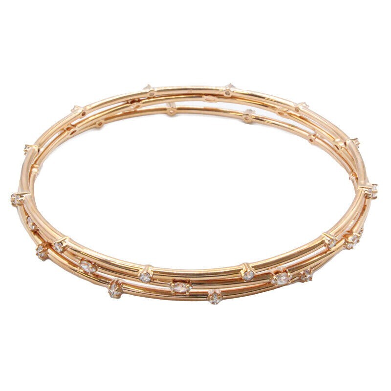 Genuine Swarovski Swarovski Rose Gold Bracelet Atelier Collection Bangle 5486623