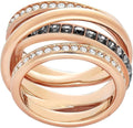 Genuine Swarovski Crystal DYNAMIC:RING W CRYSINI/ROS 58  5184219 Brand New