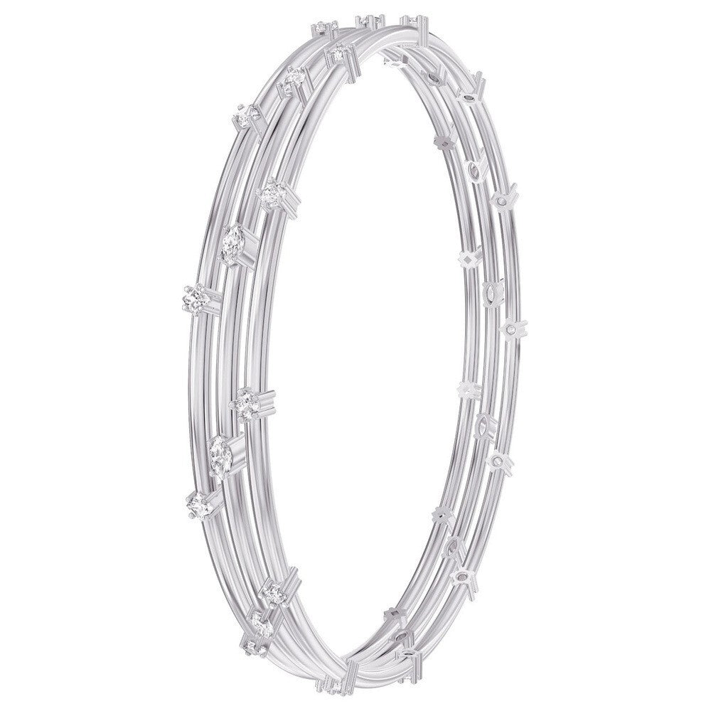 Genuine SWAROVSKI BRACELET PENELOPE CRUZ MOONSUN SILVER 65 MM 5508875