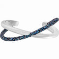 Genuine Swarovski CrystalCRYSTALDUST:CUFF CROSS CRY BBL/STS S  5368492 Brand New