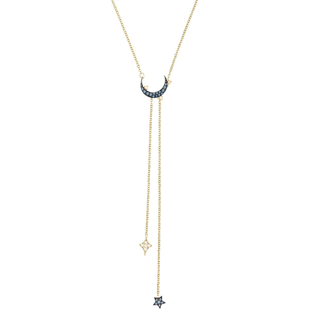 Genuine Swarovski Crystal Duo Moon Mix Colour Necklace 5412630