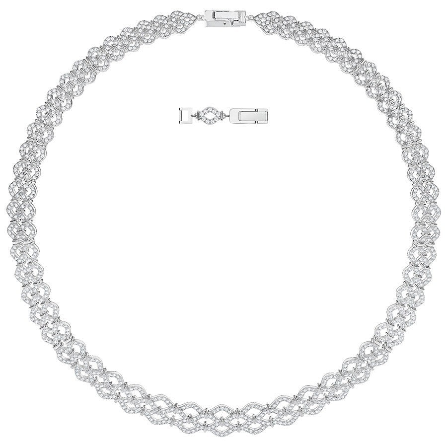 Genuine Swarovski Lace Wide Necklace 5374578