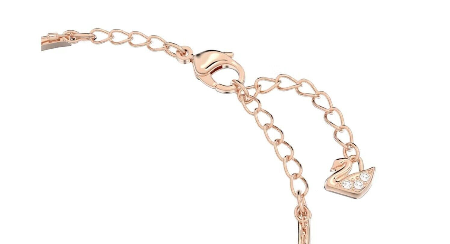 Genuine Swarovski Ginger White Rose Gold Tone Bangle 5274892