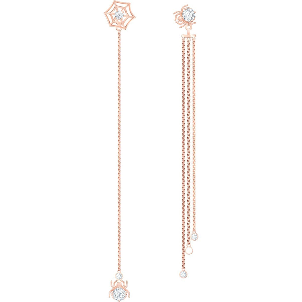 Genuine Swarovski Precisely Pierced Earrings, Rose-Gold 5496488
