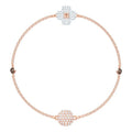 Genuine Swarovski Crystal SWAREMIX:STRAND CLOVER CRY/JET/ROS M 5375185 Brand New