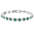 Genuine Swarovski Crystal ANGELIC:BRACELET EMRD/CRY/RHS M  5237769 Brand New