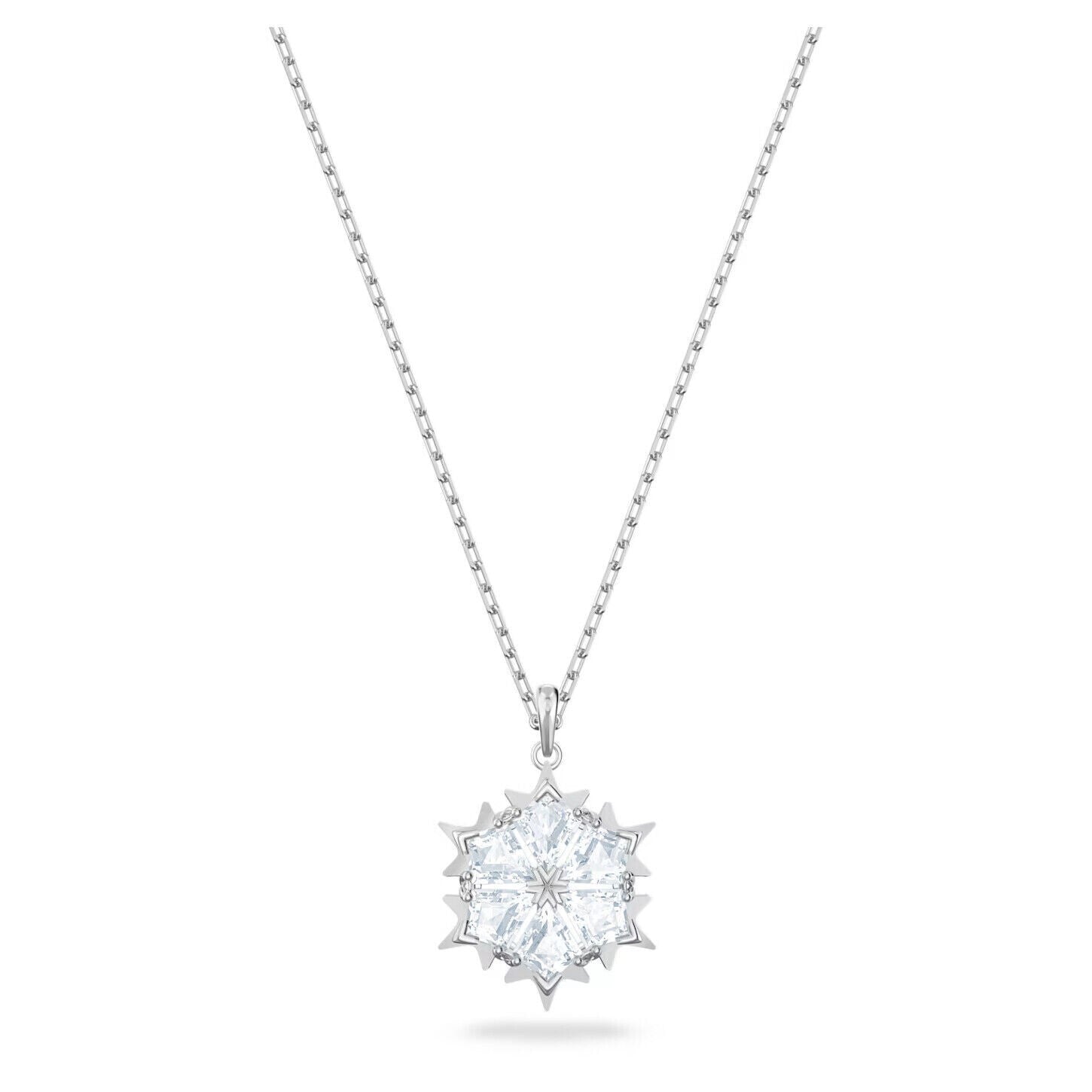 Genuine Swarovski Necklace MAGIC PENDANT, White, Rhodium, Small -5428432