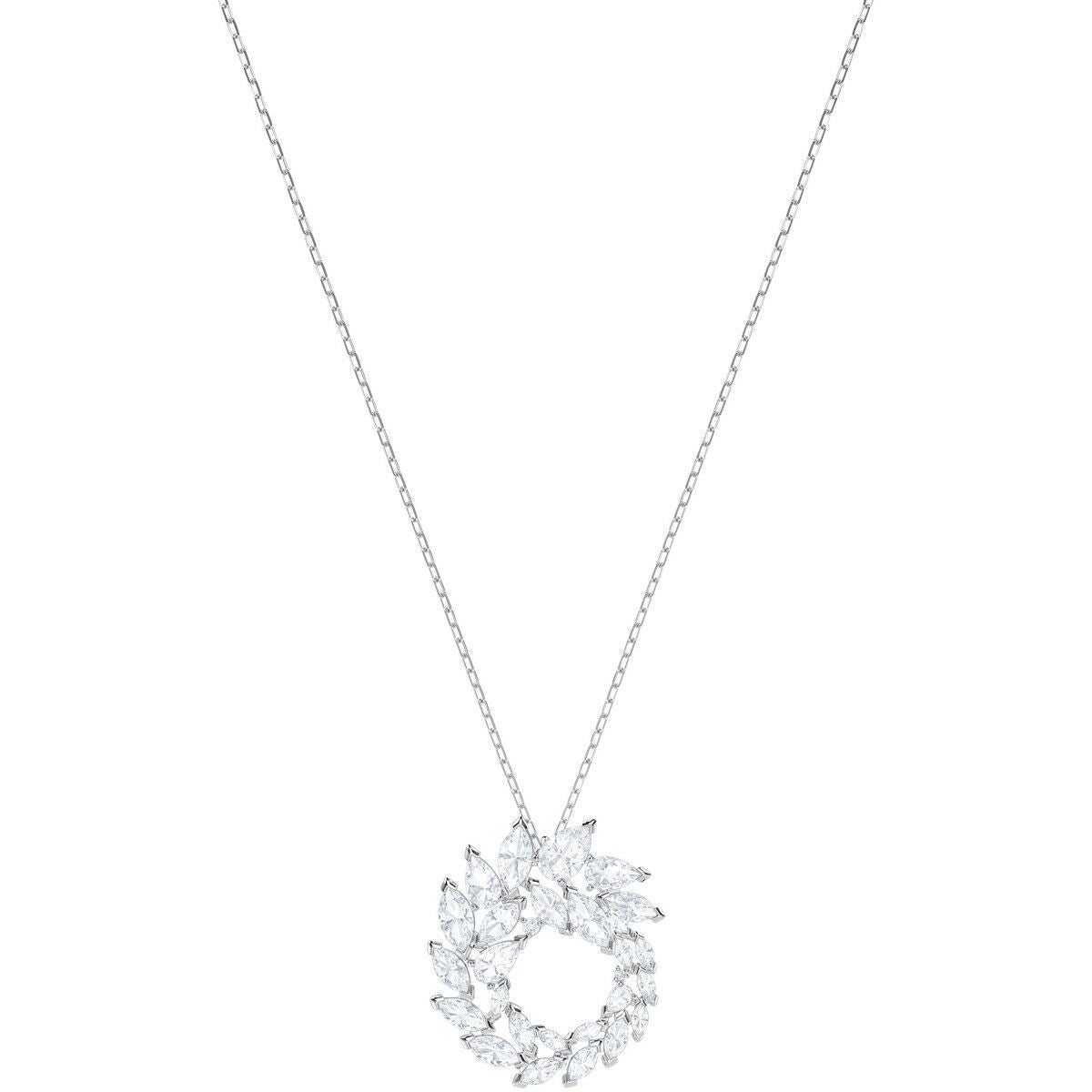 Genuine Swarovski 5415989 LOUISON PENDANT, WHITE, RHODIUM PLATING