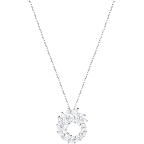 Genuine Swarovski 5415989 LOUISON PENDANT, WHITE, RHODIUM PLATING