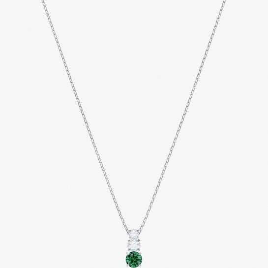Genuine Swarovski Attract Trilogy Green Crystal Pendant 5416153