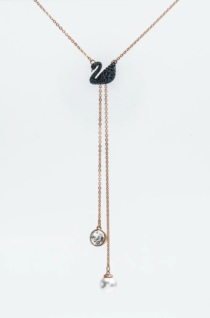 Genuine SWAROVSKI ICONIC SWAN Y NECKLACE 5351806