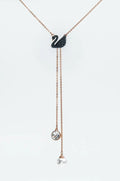 Genuine SWAROVSKI ICONIC SWAN Y NECKLACE 5351806