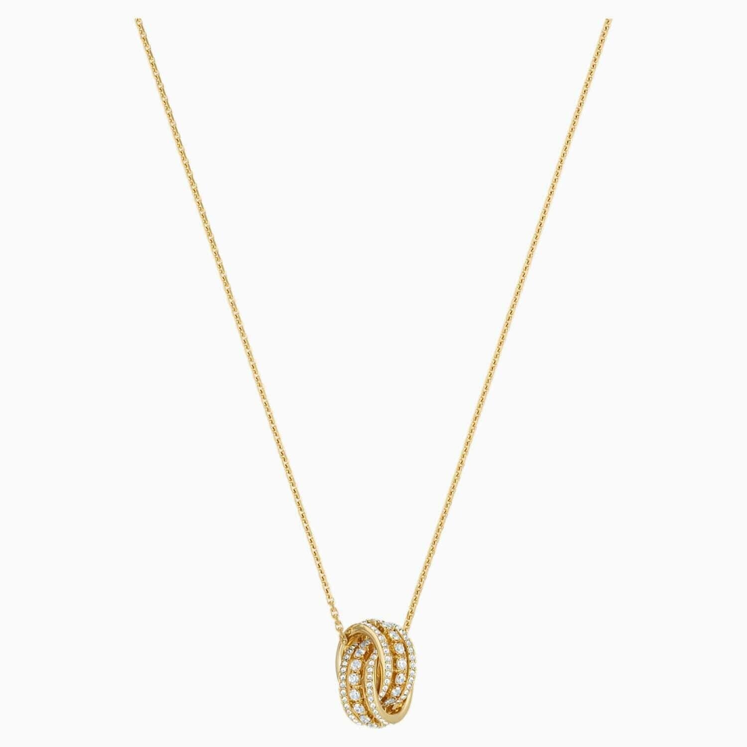 Genuine Swarovski  FURTHER NECKLACE WHITE, GOLD-TONE 5498997