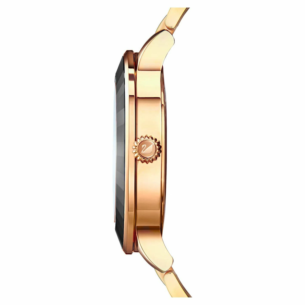 Octea Lux Watch Metal bracelet, Black, Rose-gold tone 5414419