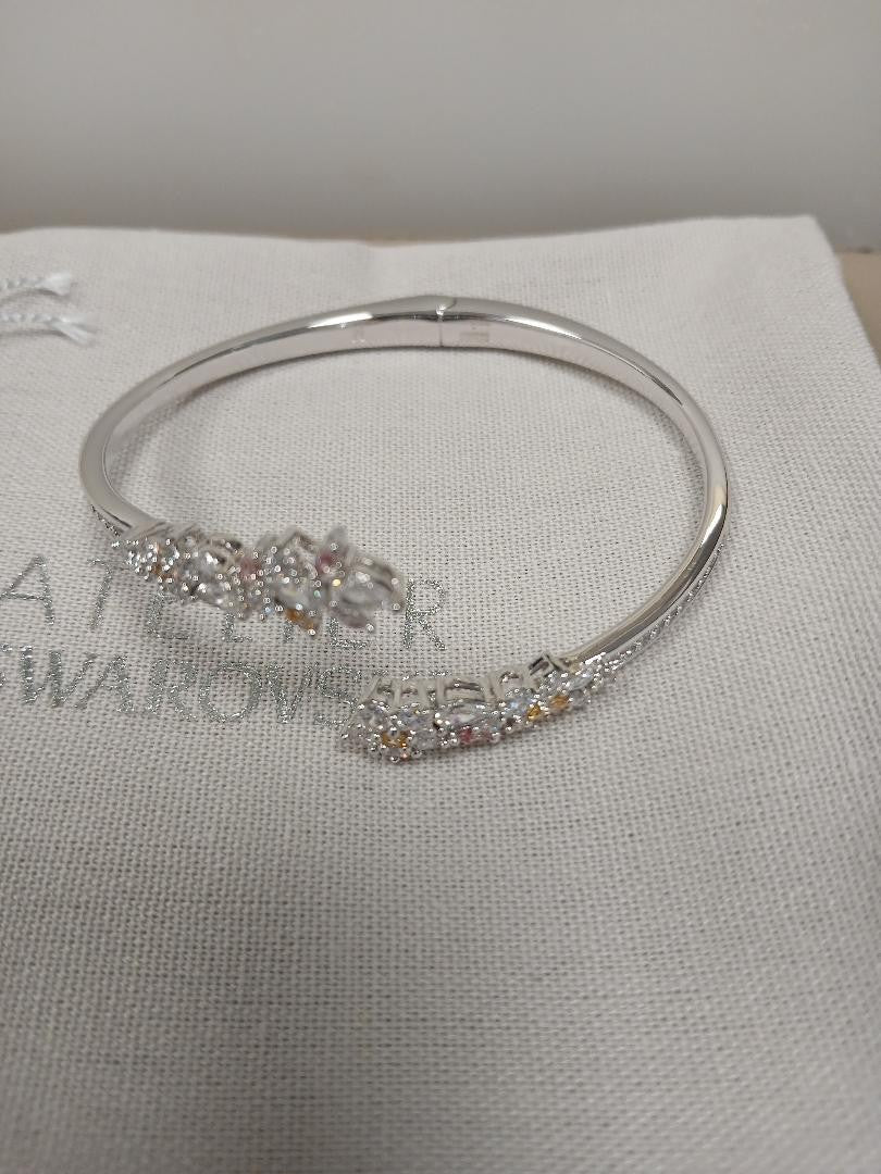 ATALLIER by SWAROVSKI CRYSTAL Amber Pink FLORA BANGLE 5535872