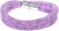 Genuine Swarovski Stardust Mauve Double Bracelet Small - 5140103