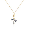 Genuine Swarovski Gold Plated Tarot Magic Charm Pendant Necklace 5490921