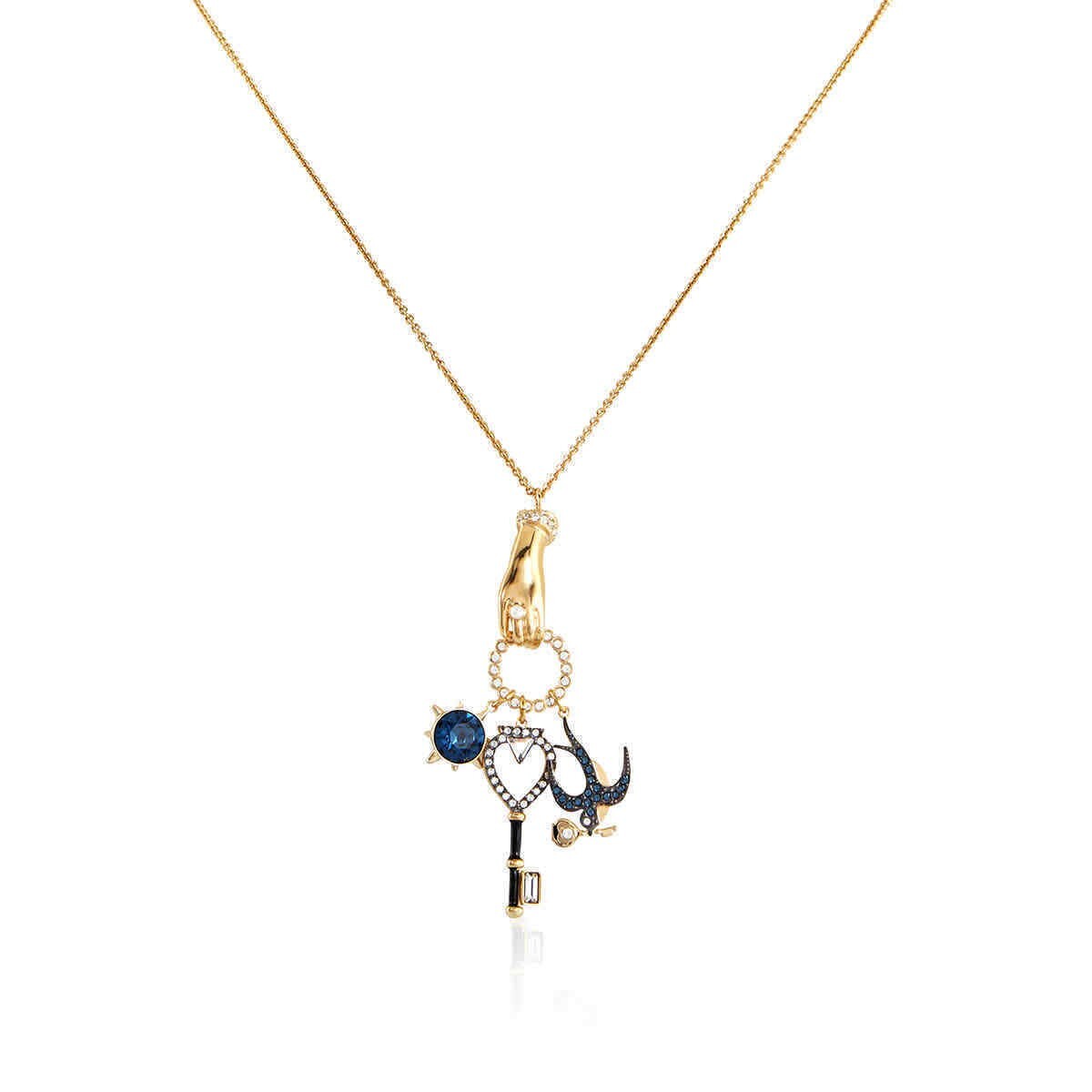 Genuine Swarovski Gold Plated Tarot Magic Charm Pendant Necklace 5490921