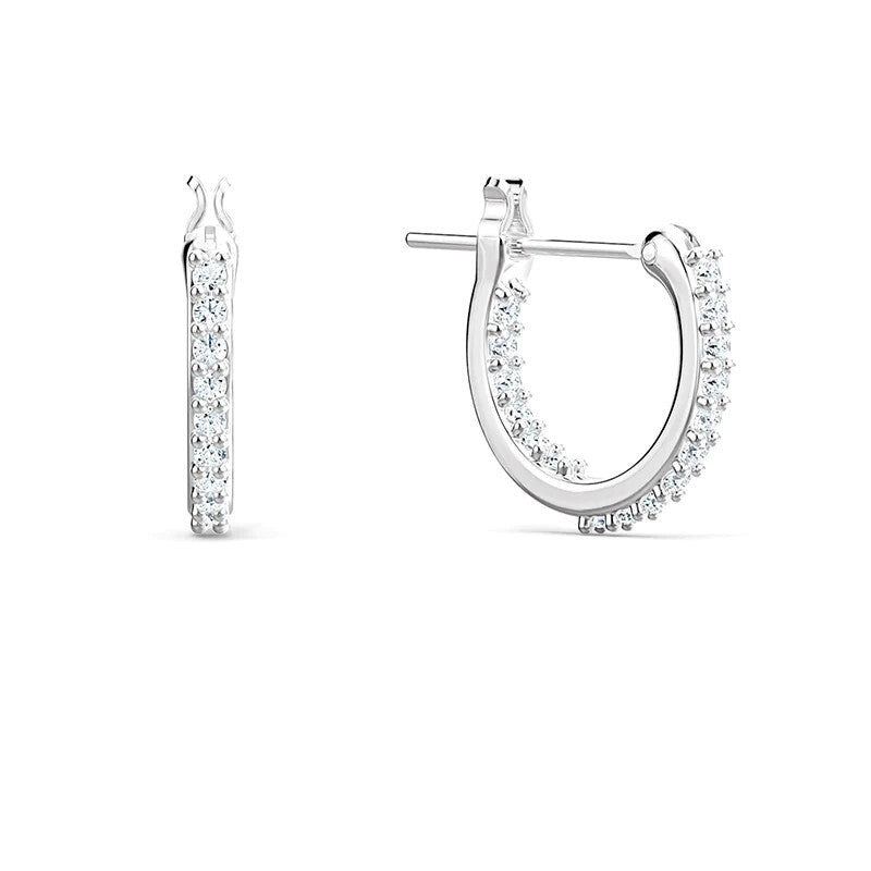 Genuine SWAROVSKI LIFELONG HEART CRYSTAL ROSE GOLD PLATED EARRINGS 5520652