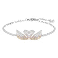 Genuine Swarovski Crystal ICONICSWAN:BANGLE DOUBLE LMUL/RHS M  5256264 Brand New