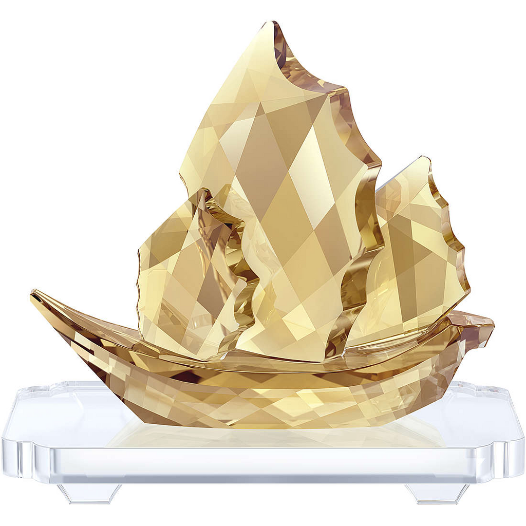 Genuine SWAROVSKI Sailing Junk Chinese Sailing Ship Gold 5259804