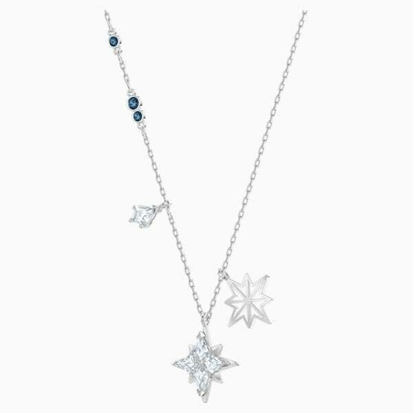 Genuine SWAROVSKI SYMBOLIC STAR SET, WHITE, RHODIUM PLATED 5517182