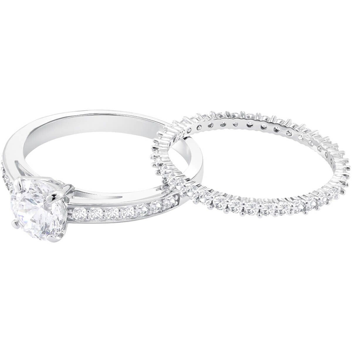 Genuine Swarovski Crystal I DO:RING SET CZWH/RHS 60  5184982 Brand New