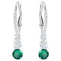 Genuine Swarovski  Green Drop Earrings 5414682