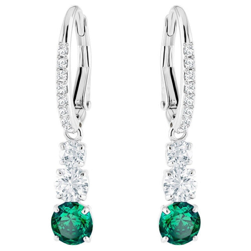 Genuine Swarovski  Green Drop Earrings 5414682