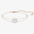 Genuine Swarovski Sunshine Rose Gold Tone White Crystal Bracelet 5451357