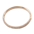 Genuine Swarovski Rose Gold Bracelet Stone Collection Medium Bangle 5032850