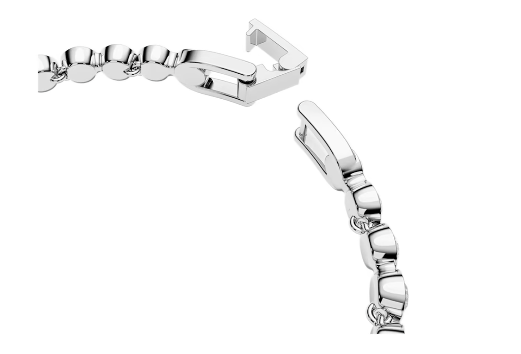 Genuine Swarovski  Round Cut White Rhodium Plated Tennis Bracelet 1791305