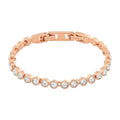 Genuine Swarovski Tennis Bracelet Rose Gold plated 5039938