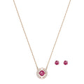 Genuine Swarovski Sparkling Dance Set Round, Red, SET  5480494