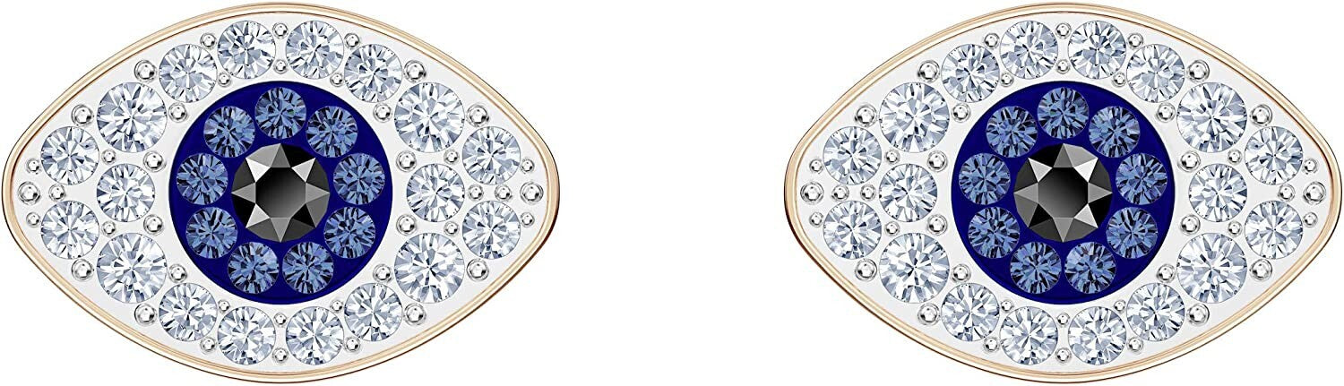 Genuine Swarovski Symbolic Stud Pierced Earrings, Blue 5510067