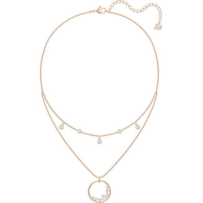 Genuine SWAROVSKI North Rose Gold Double NecklaceItem 5493390