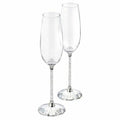 Crystalline Toasting Flutes (Set of 2)