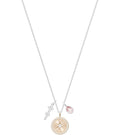 Genuine Swarovski Zodiac Pendant SAGITTARIUS, Pink, Rhodium Plating 5349221