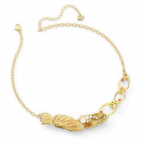 Shell necklace Shell, Multicoloured, Gold-tone plated