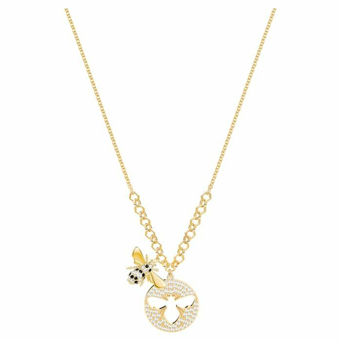 Swarovski Lisabel Necklace White, Gold-tone plated 5365641